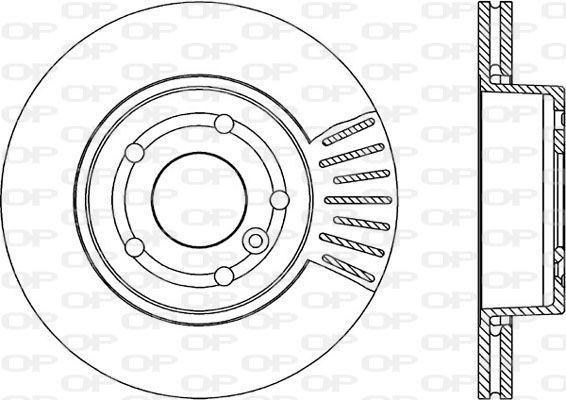 OPEN PARTS Тормозной диск BDR1749.20